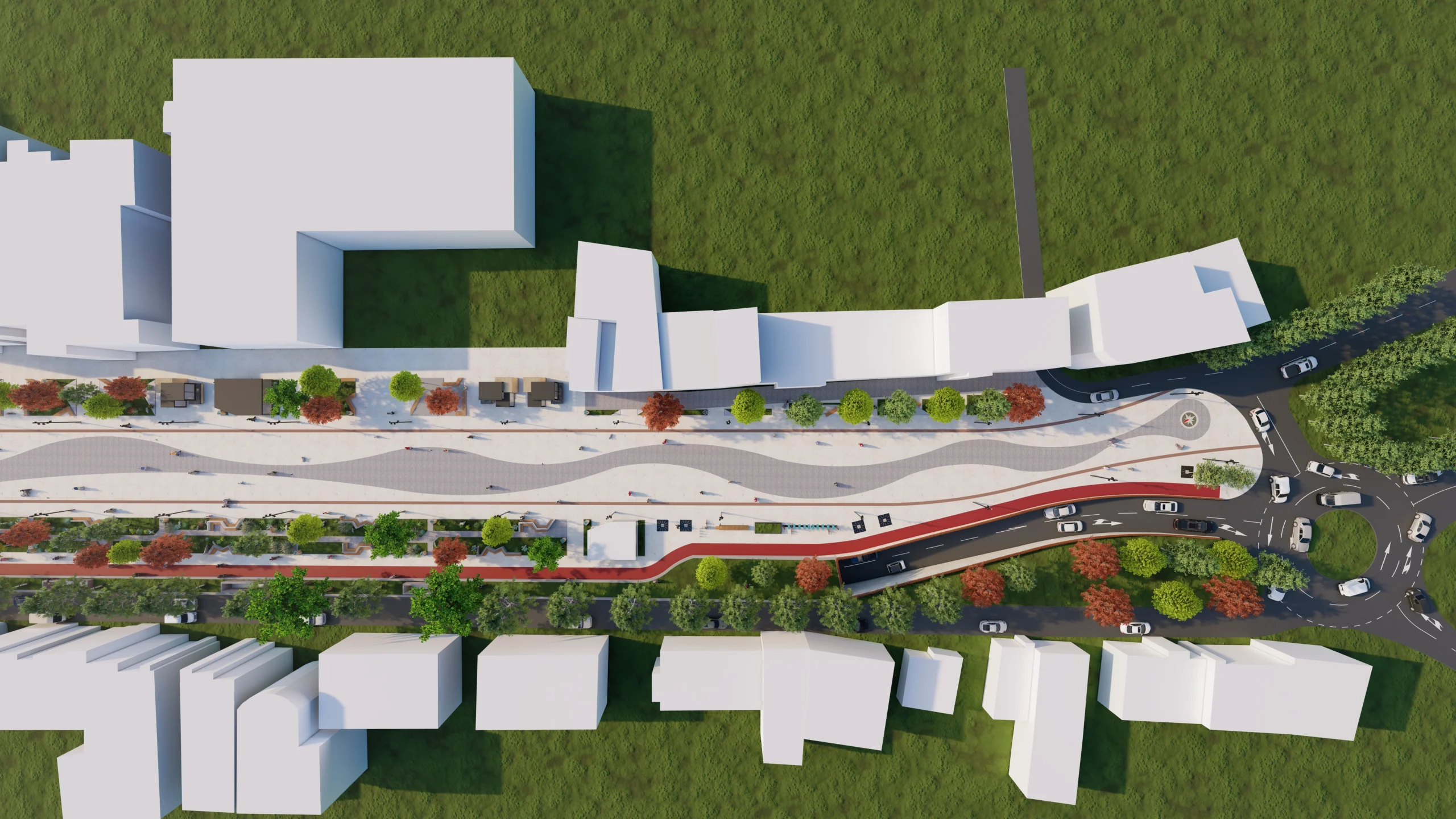 The Boulevard in Gjilan view 4