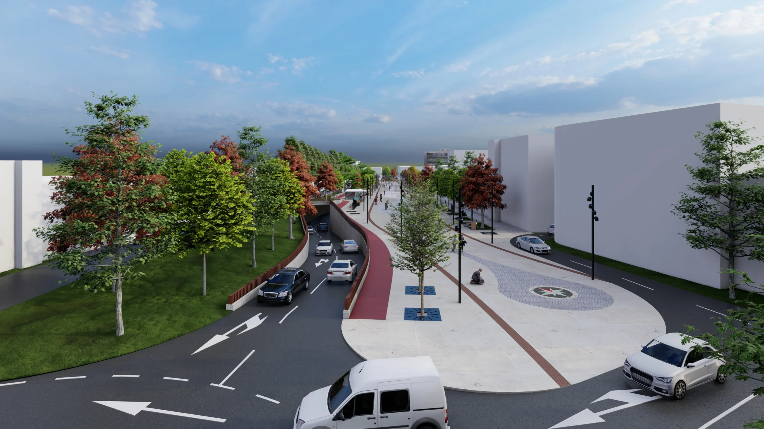 The Boulevard in Gjilan view 3