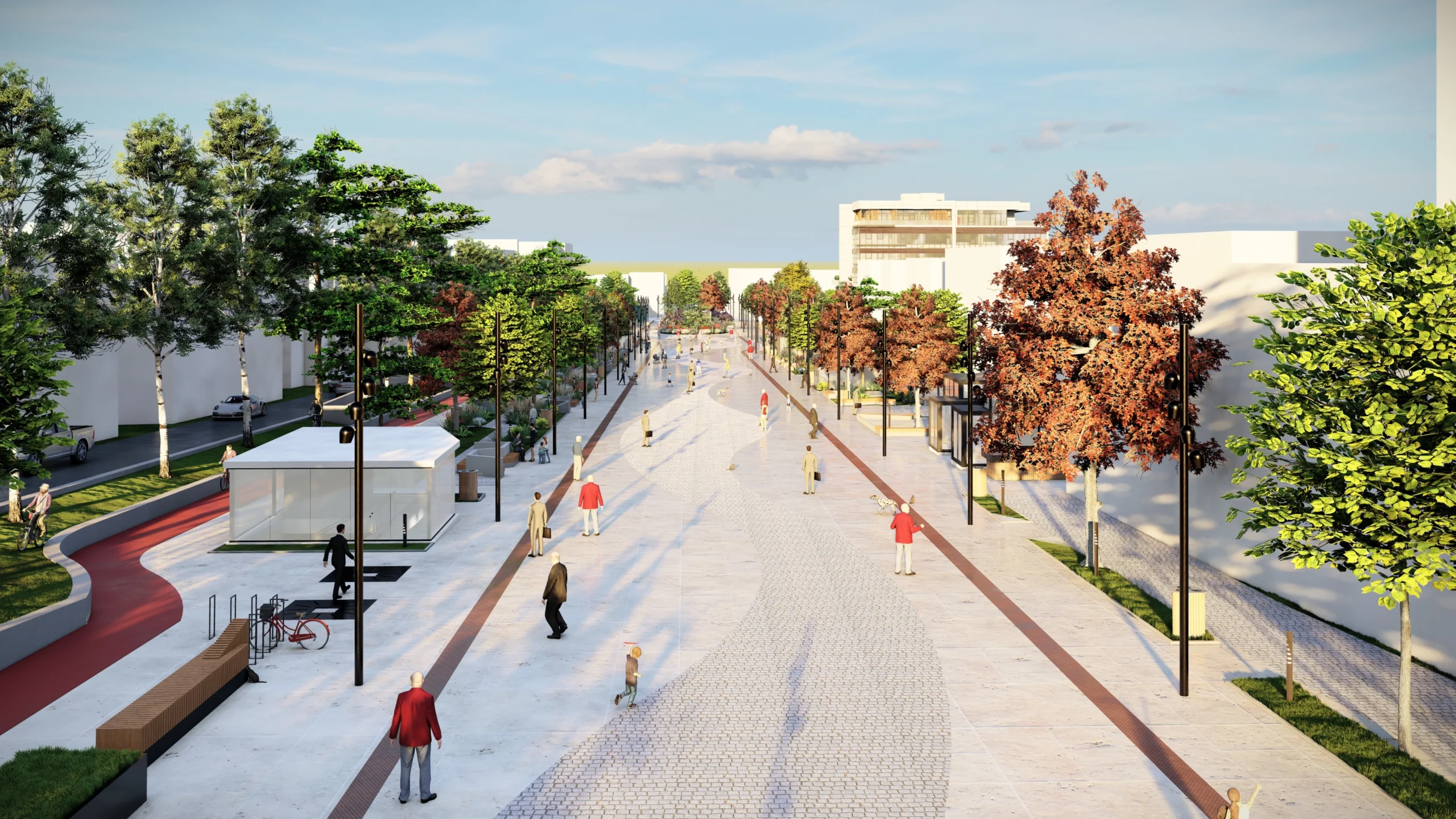 The Boulevard in Gjilan