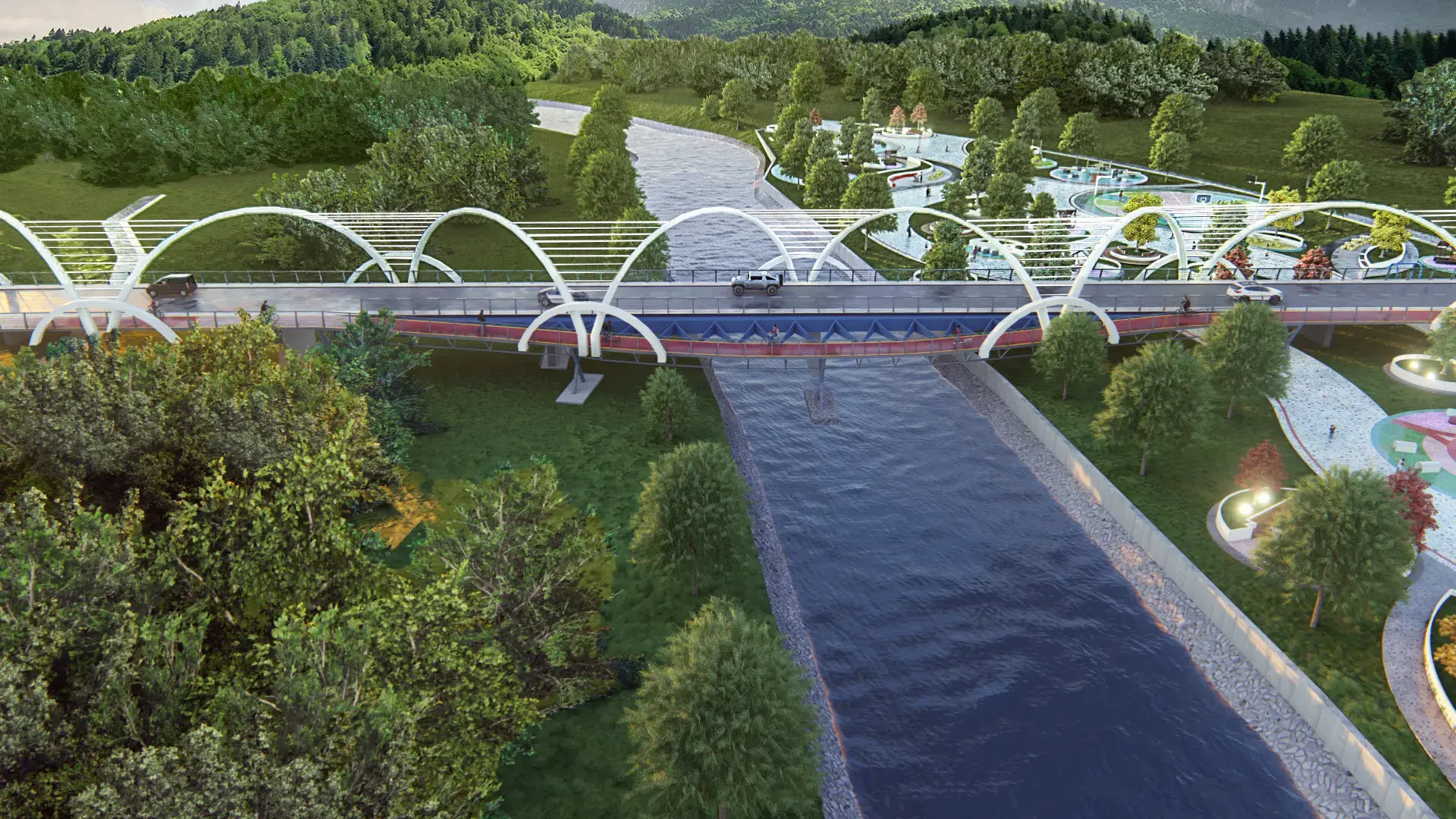 Reconstruction and Design of Bridges in Vushtrri