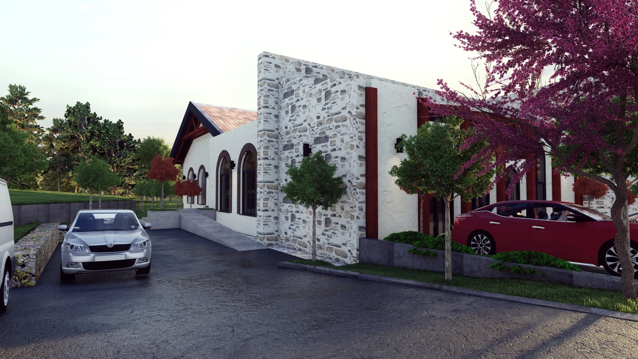Brumar Agro-Tourism - Architectural Project in Llabjan, Novoberde view 3