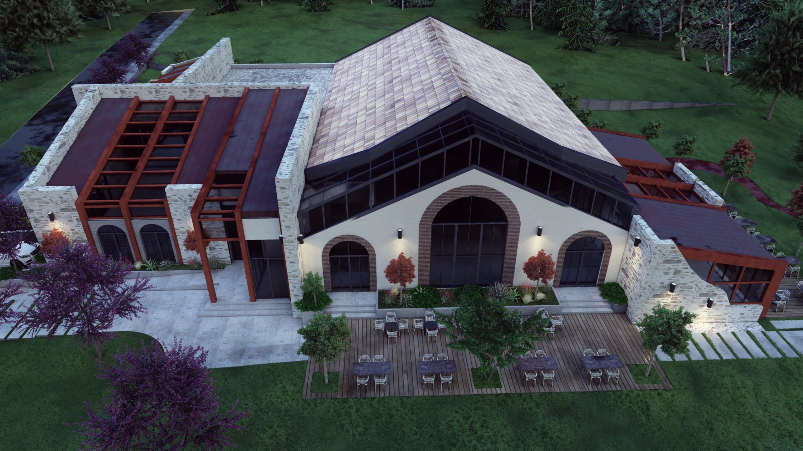 Brumar Agro-Tourism - Architectural Project in Llabjan, Novoberde view 14