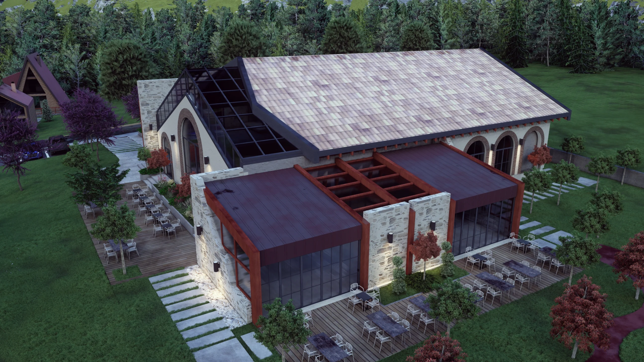 Brumar Agro-Tourism - Architectural Project in Llabjan, Novoberde view 15