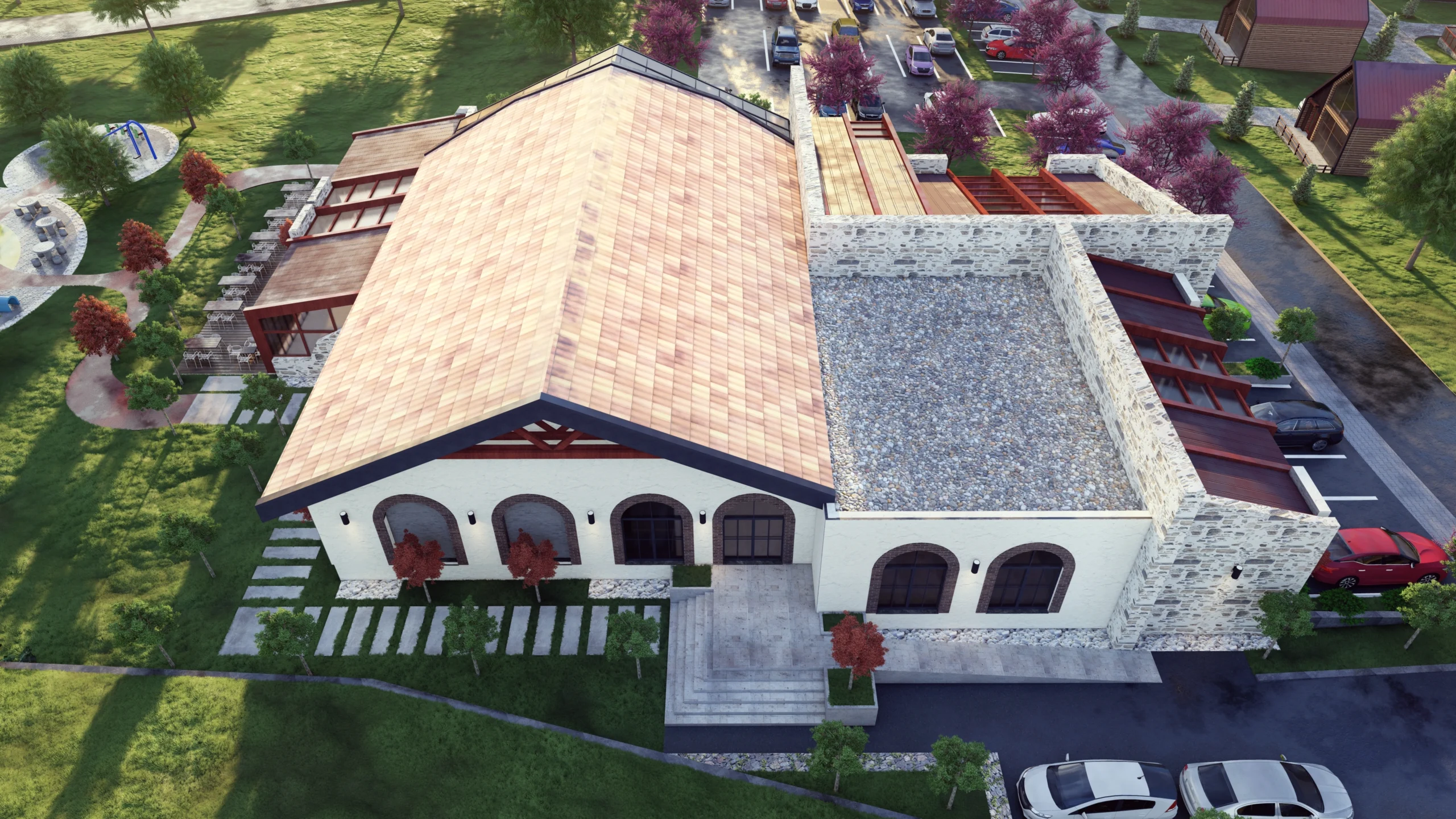 Brumar Agro-Tourism - Architectural Project in Llabjan, Novoberde view 17