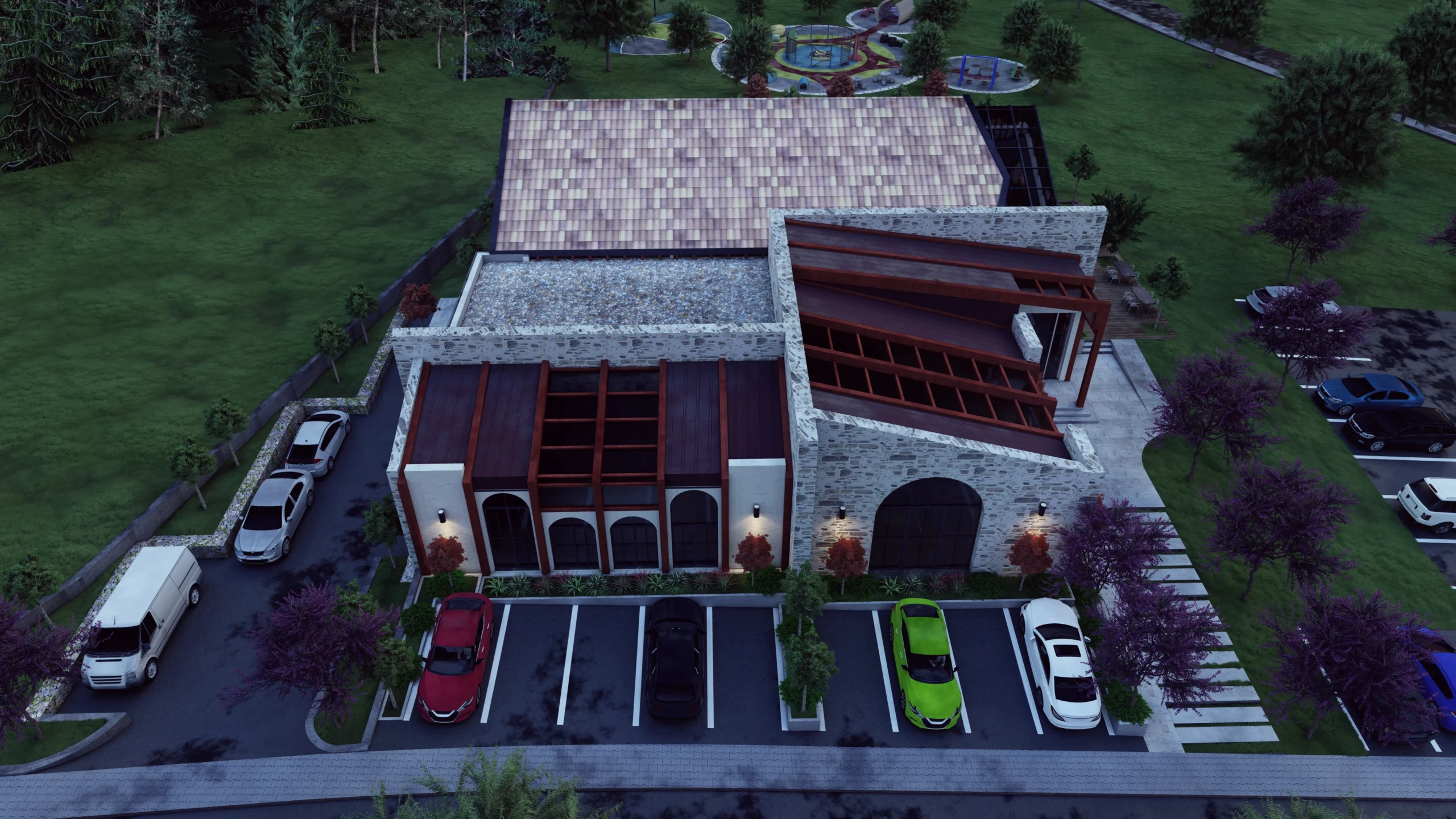 Brumar Agro-Tourism - Architectural Project in Llabjan, Novoberde view 18