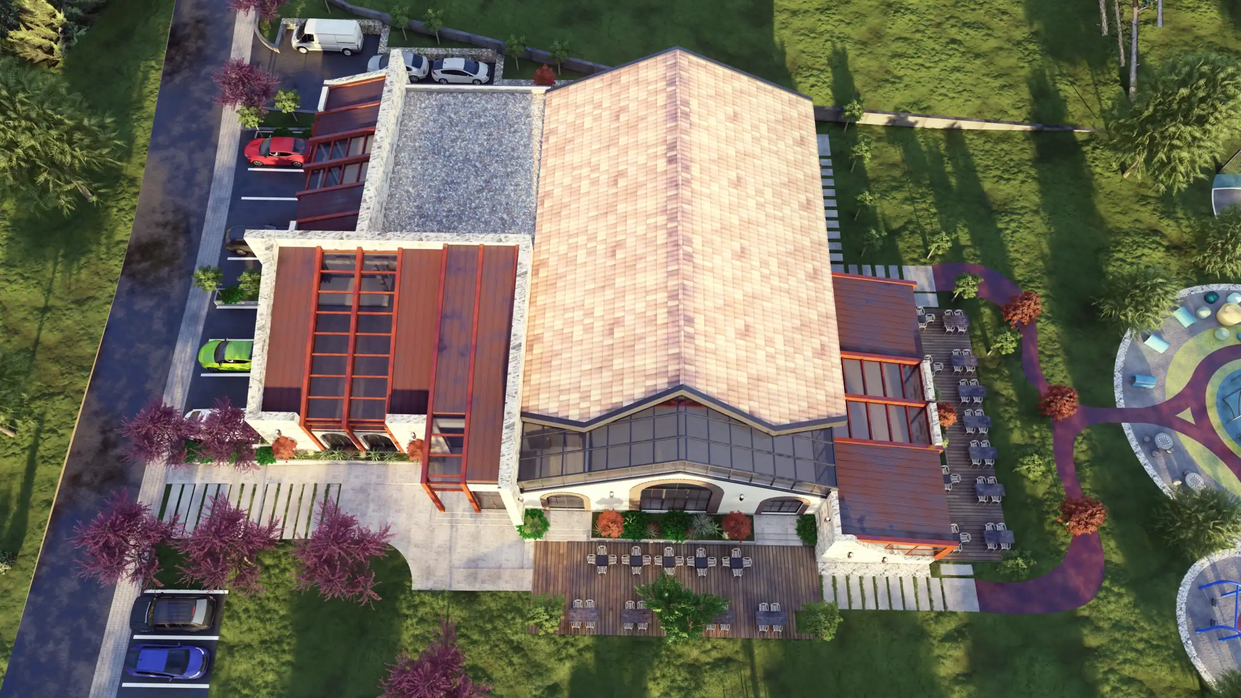 Brumar Agro-Tourism - Architectural Project in Llabjan, Novoberde view 19