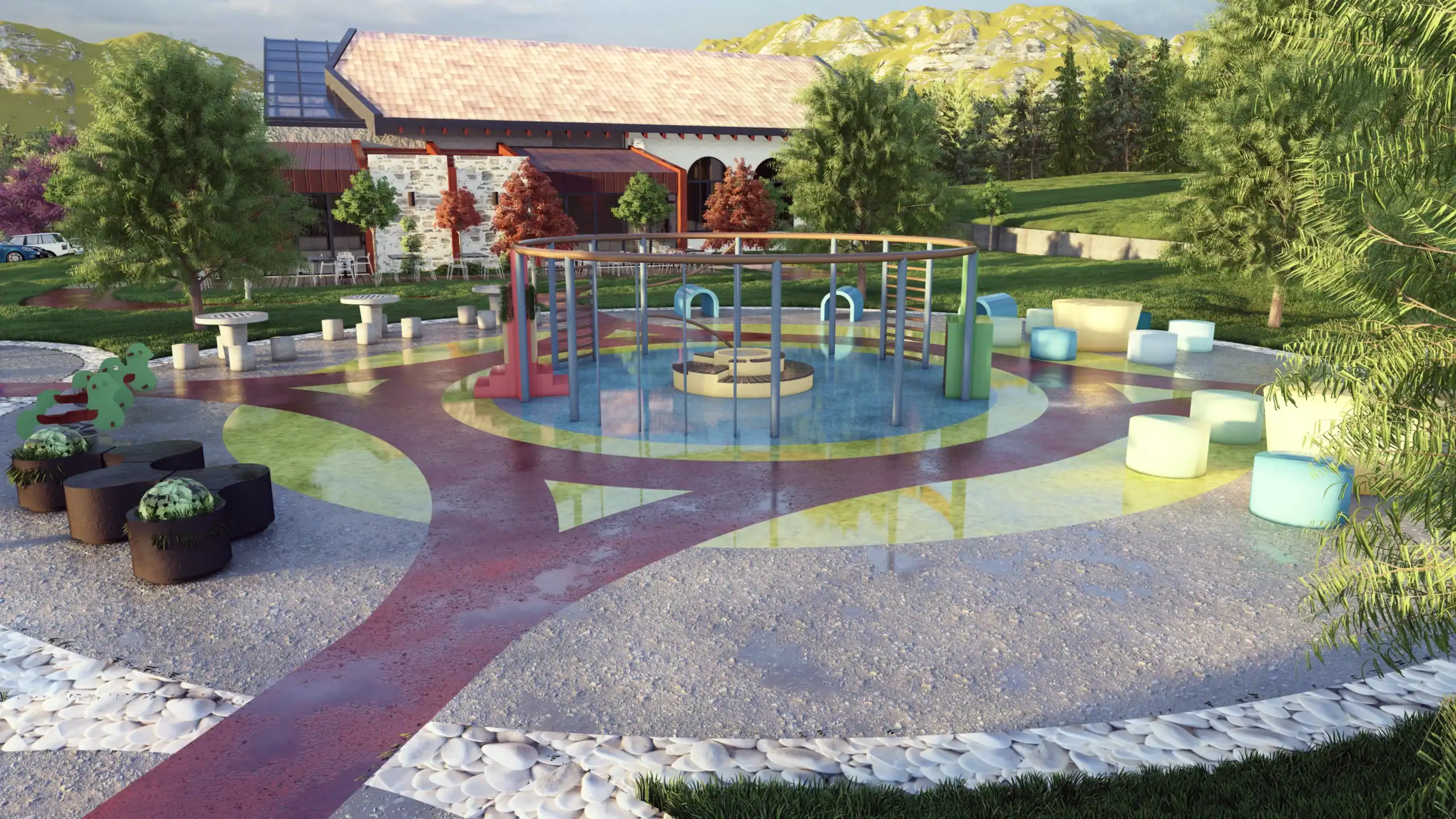Brumar Agro-Tourism - Architectural Project in Llabjan, Novoberde view 21
