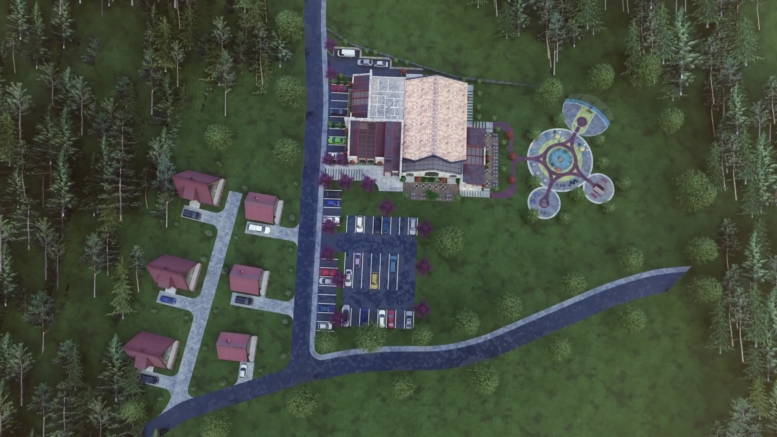 Brumar Agro-Tourism - Architectural Project in Llabjan, Novoberde view 25
