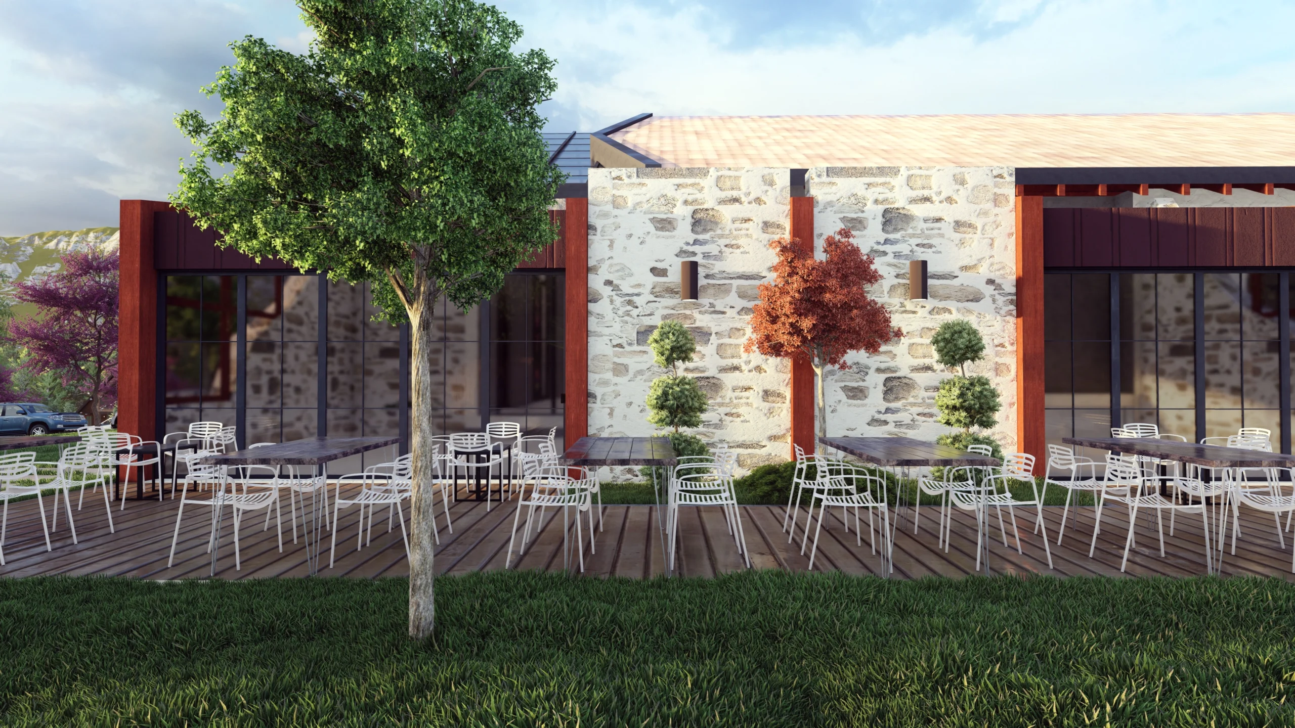 Brumar Agro-Tourism - Architectural Project in Llabjan, Novoberde view 7