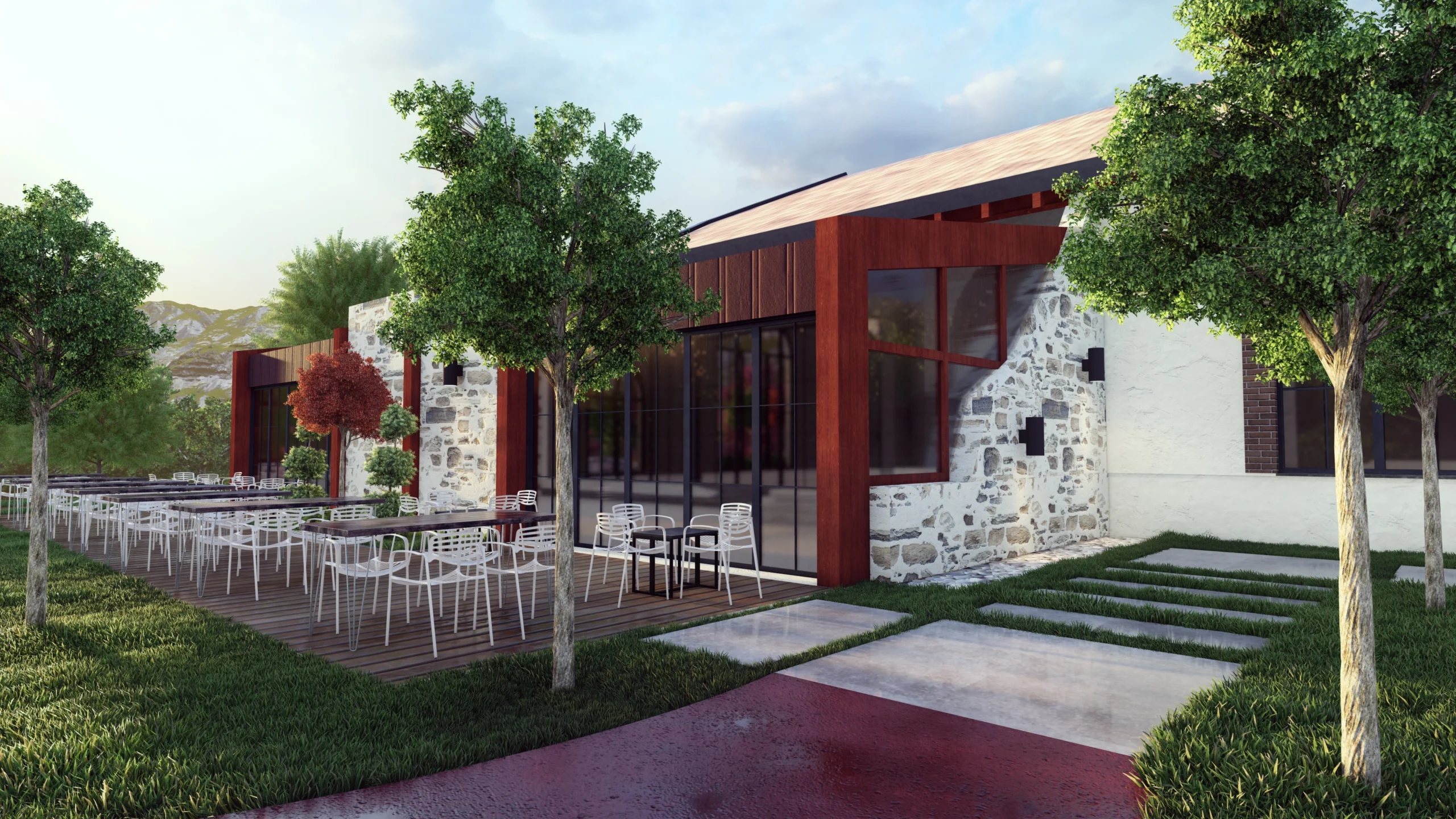 Brumar Agro-Tourism - Architectural Project in Llabjan, Novoberde view 8
