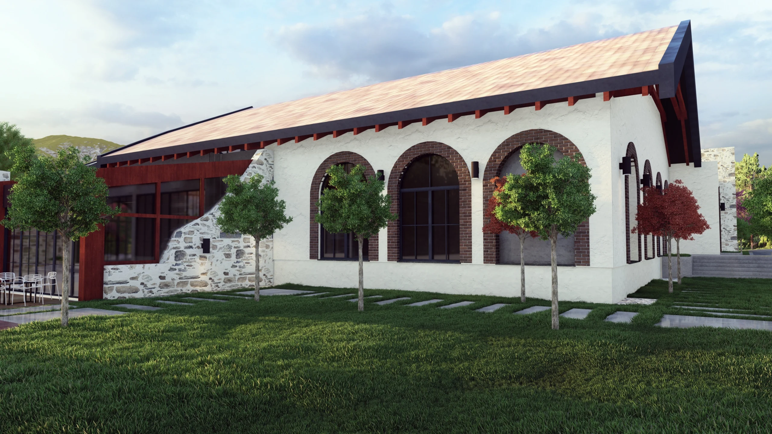 Brumar Agro-Tourism - Architectural Project in Llabjan, Novoberde view 9