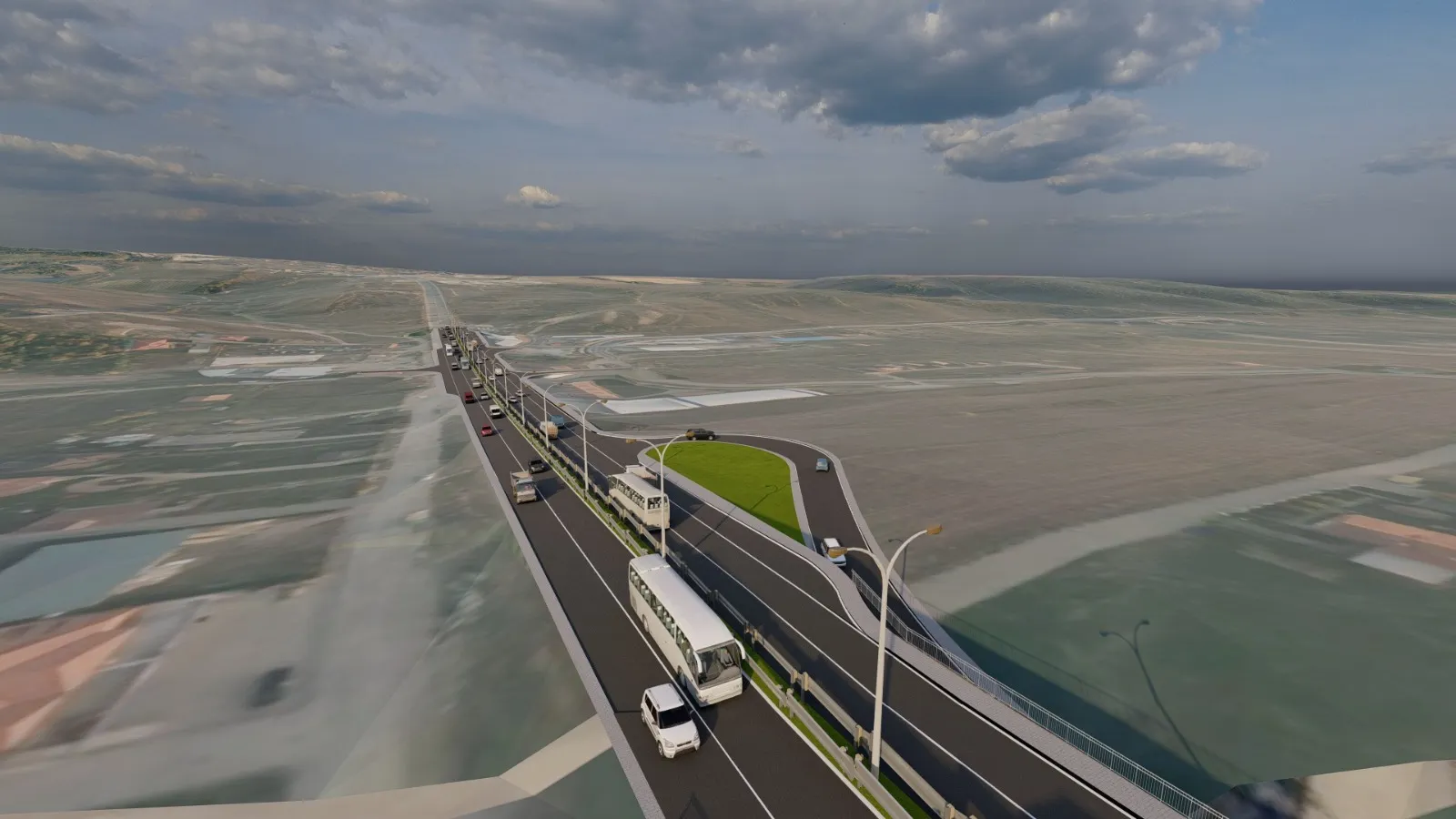 Infrastructure : Prishtine - Podujeve Road view 11