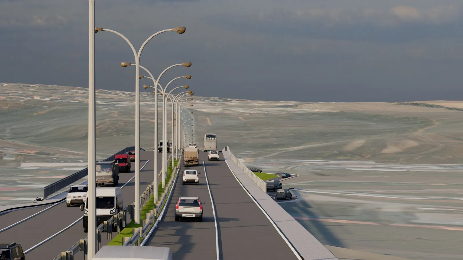 Infrastructure : Prishtine - Podujeve Road view 14