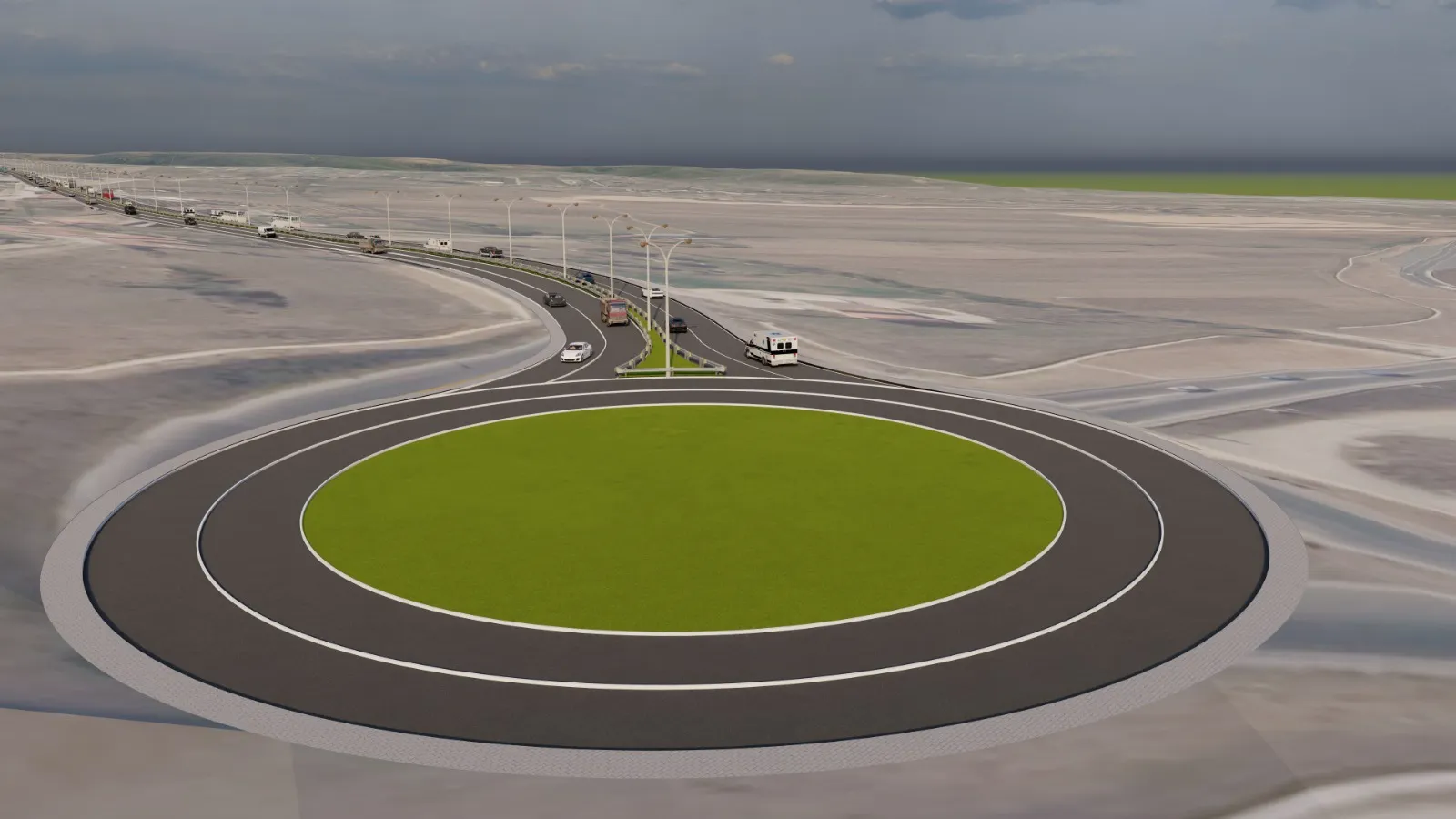 Infrastructure : Prishtine - Podujeve Road view 12