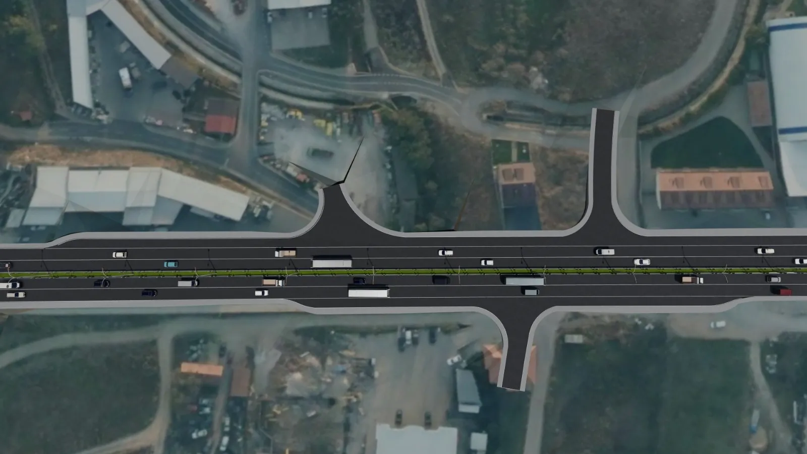 Infrastructure : Prishtine - Podujeve Road view 8