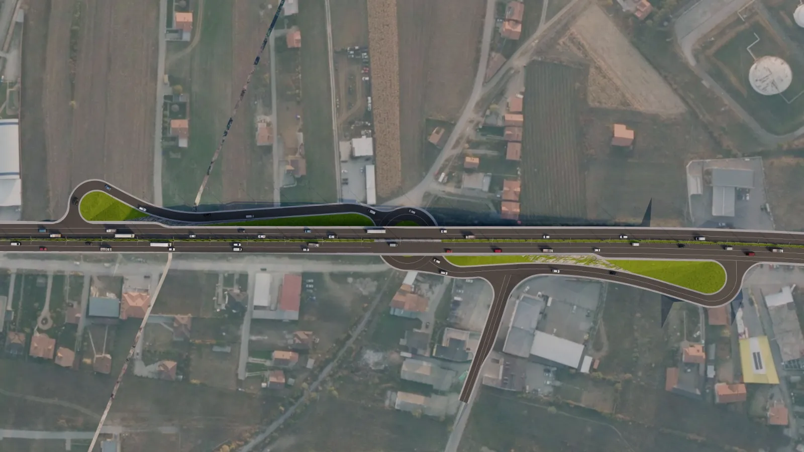 Infrastructure : Prishtine - Podujeve Road view 5