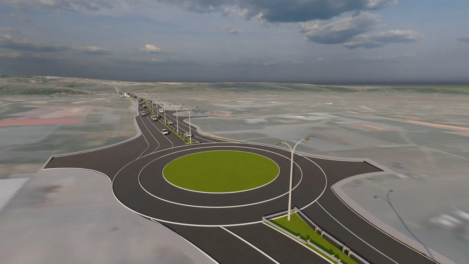 Infrastructure : Prishtine - Podujeve Road view 4