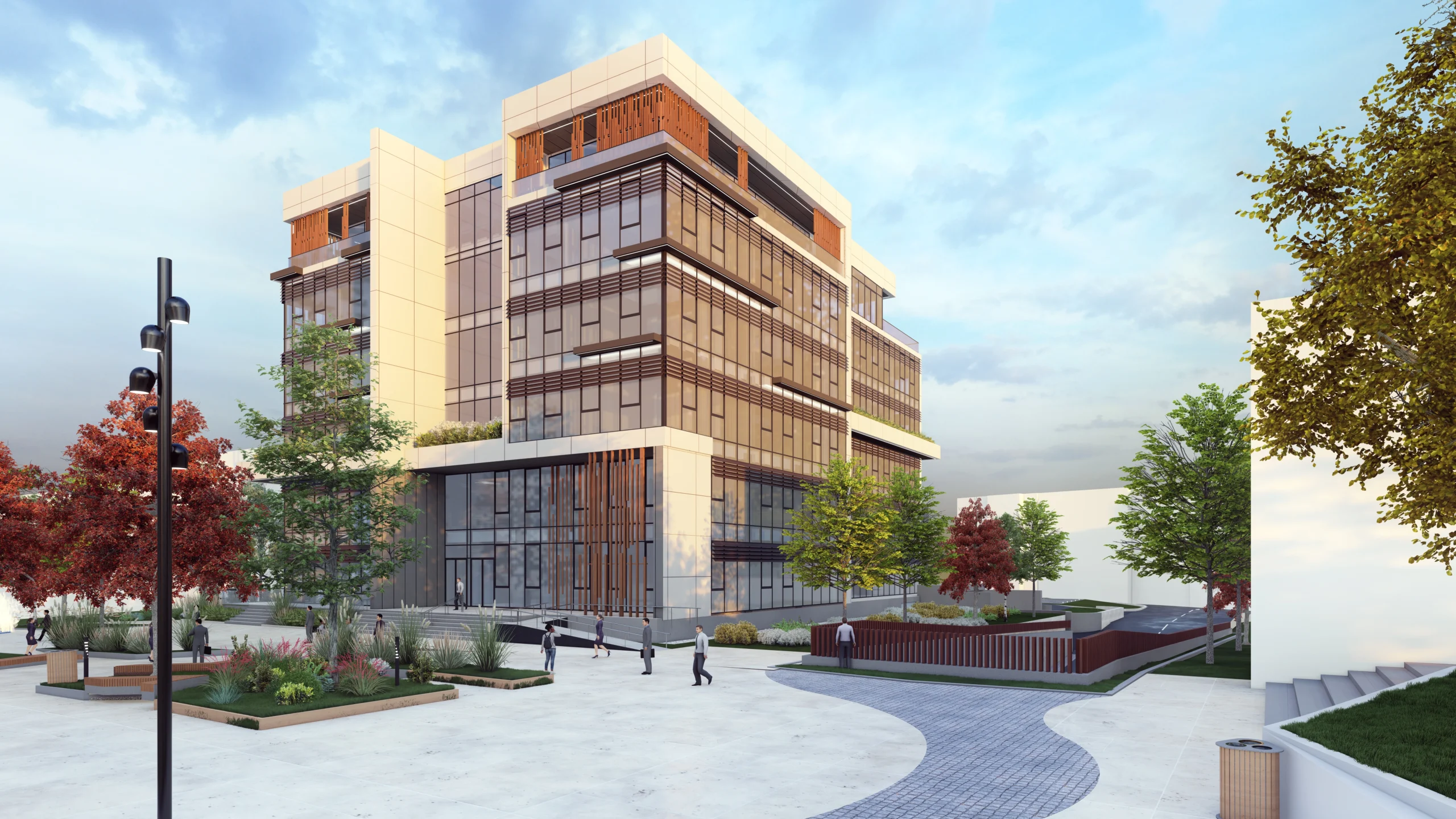 The building of the Municipality of Gjilan view 2