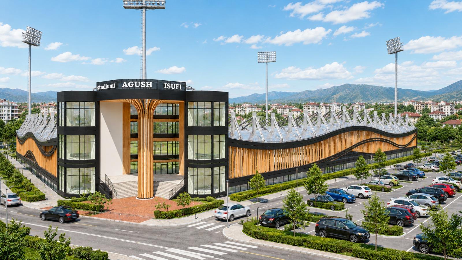 "Agush Isufi" Stadium in Kamenica view 3