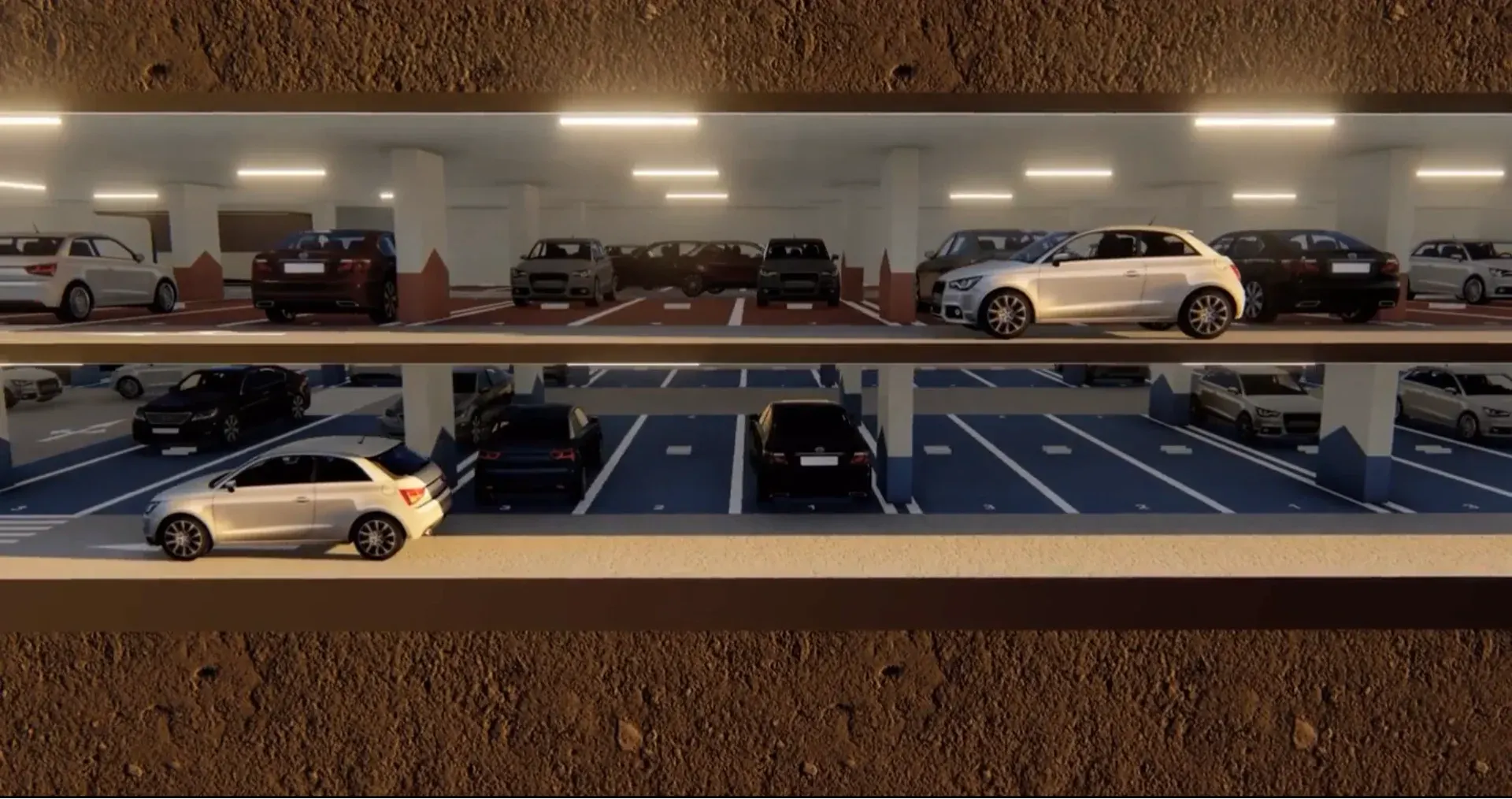 The underpass and parking facilities on the boulevard of Gjilan view 6