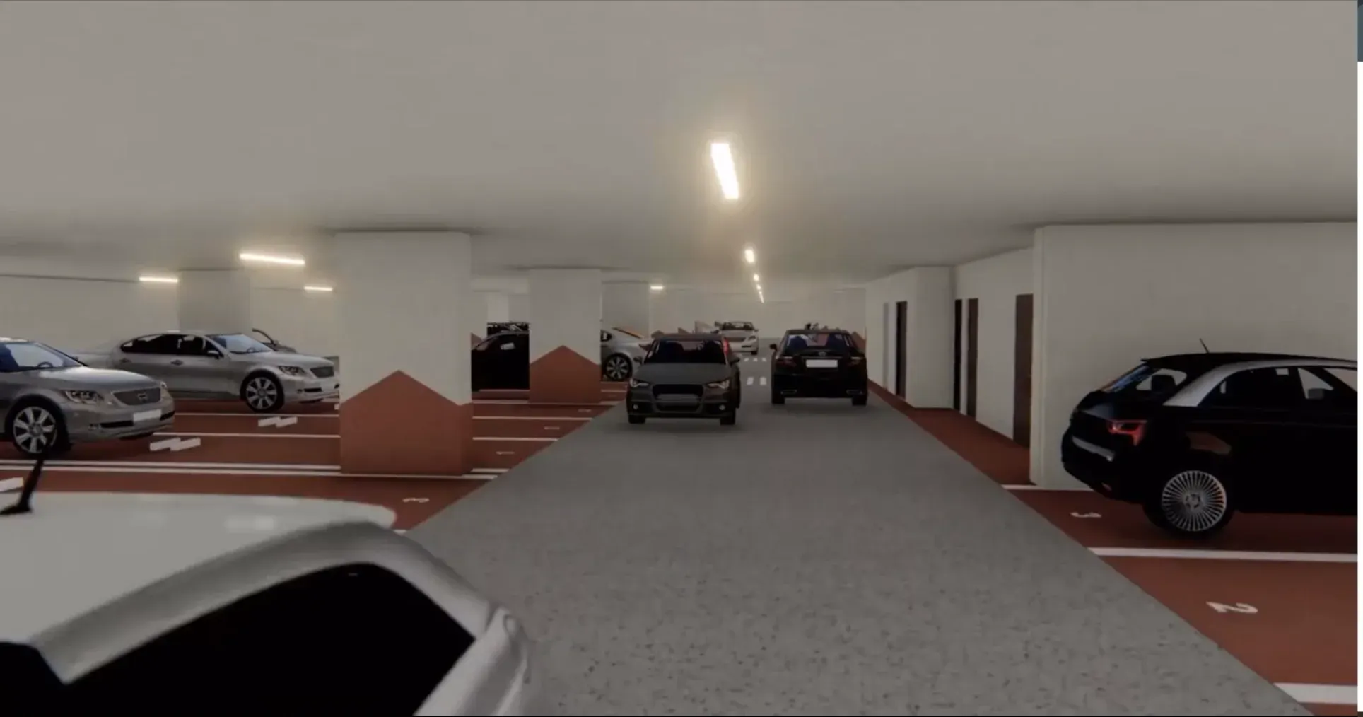 The underpass and parking facilities on the boulevard of Gjilan view 8